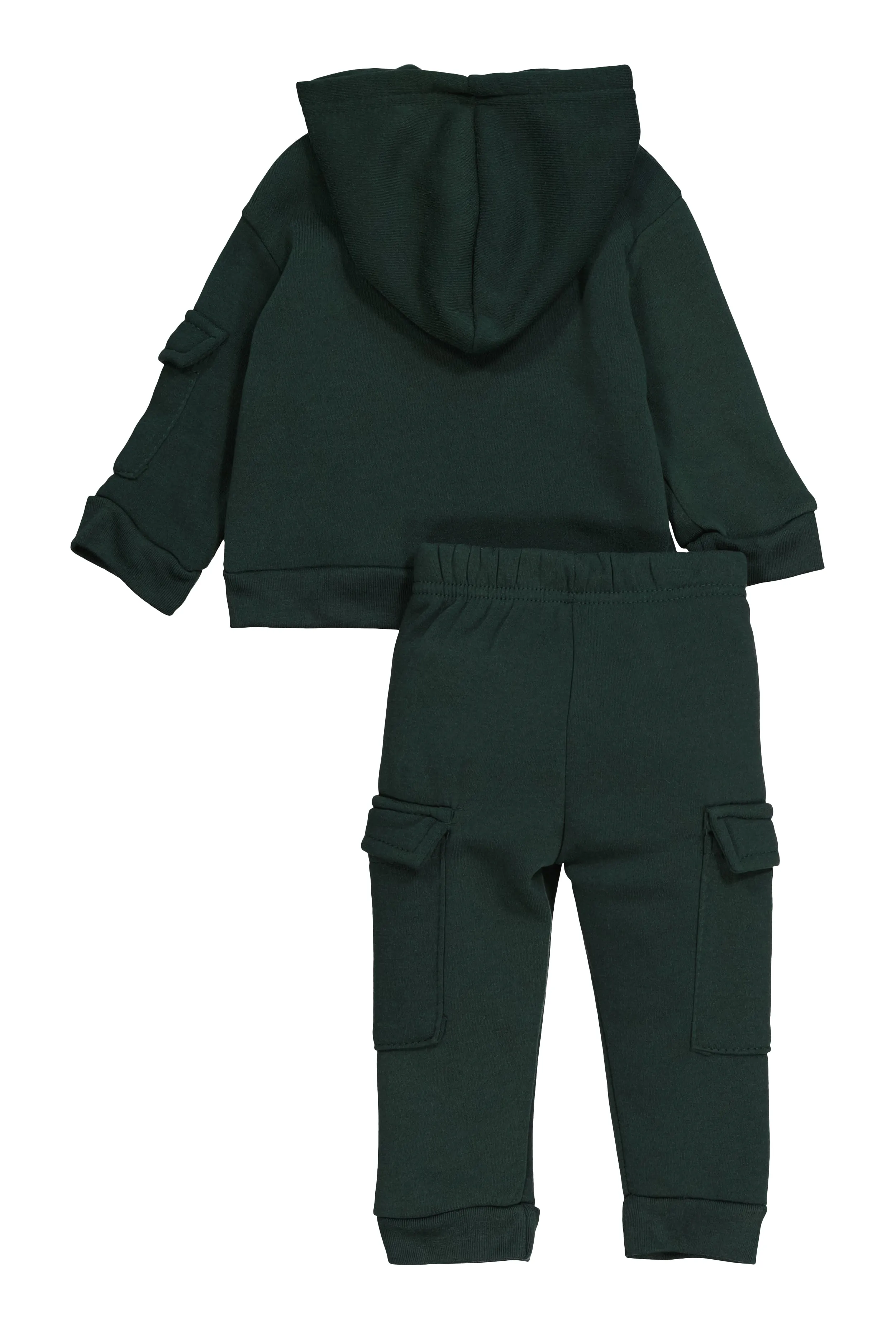Baby Girls 12-24M Love Chenille Patch Hoodie and Joggers
