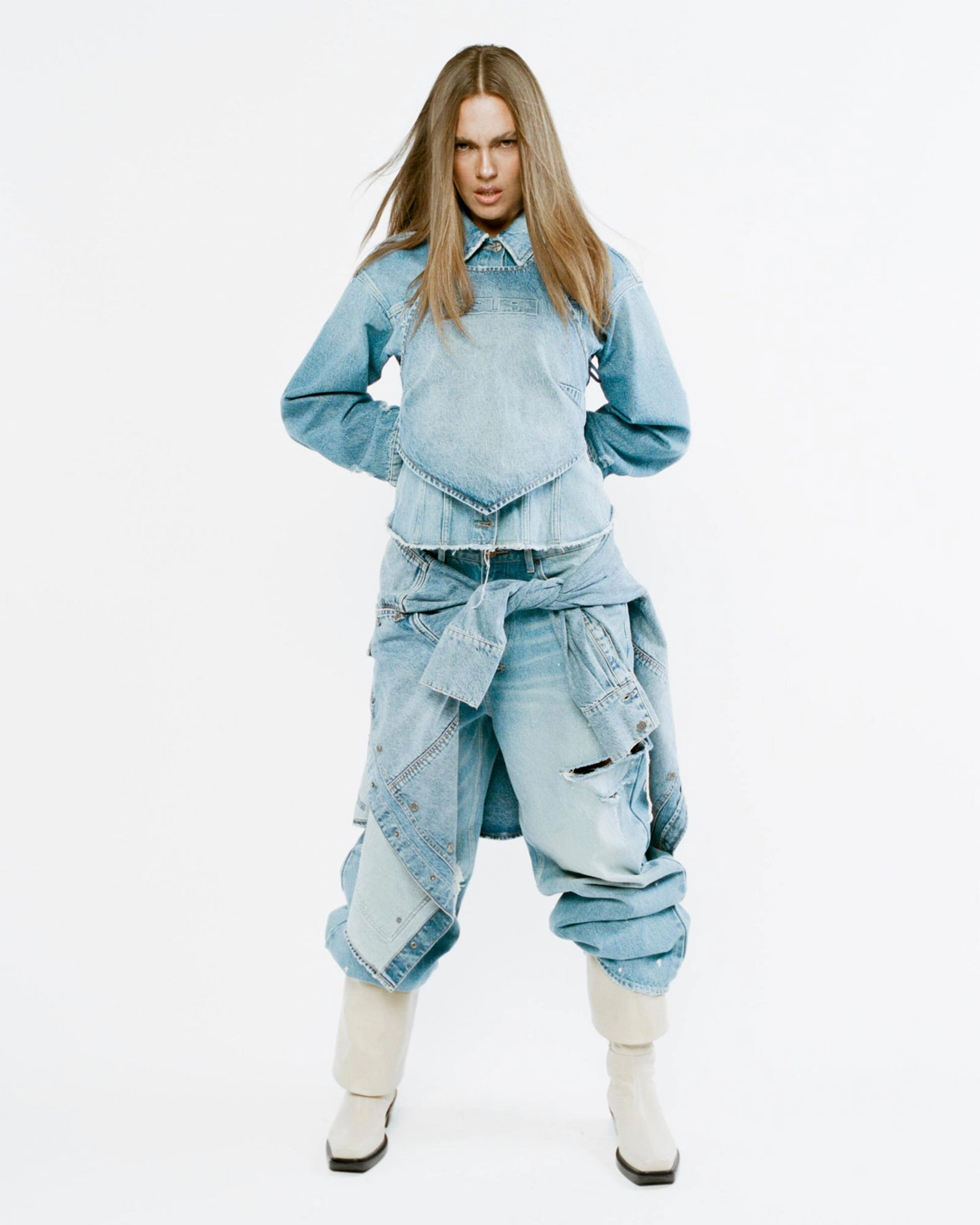 BOLT OVERSIZED LS SHIRT SWEPT