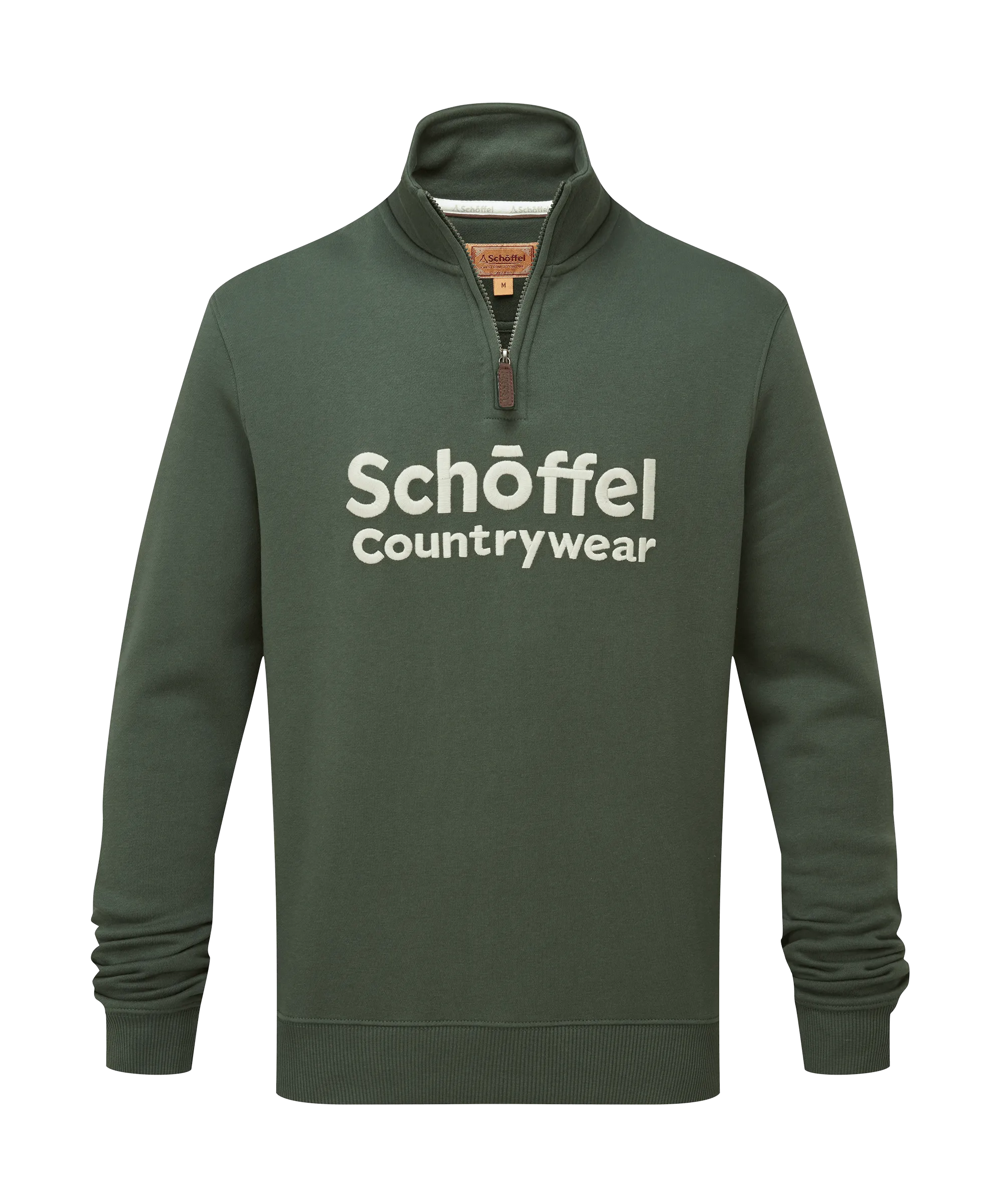 Bude Quarter Zip Sweatshirt - Dark Forest
