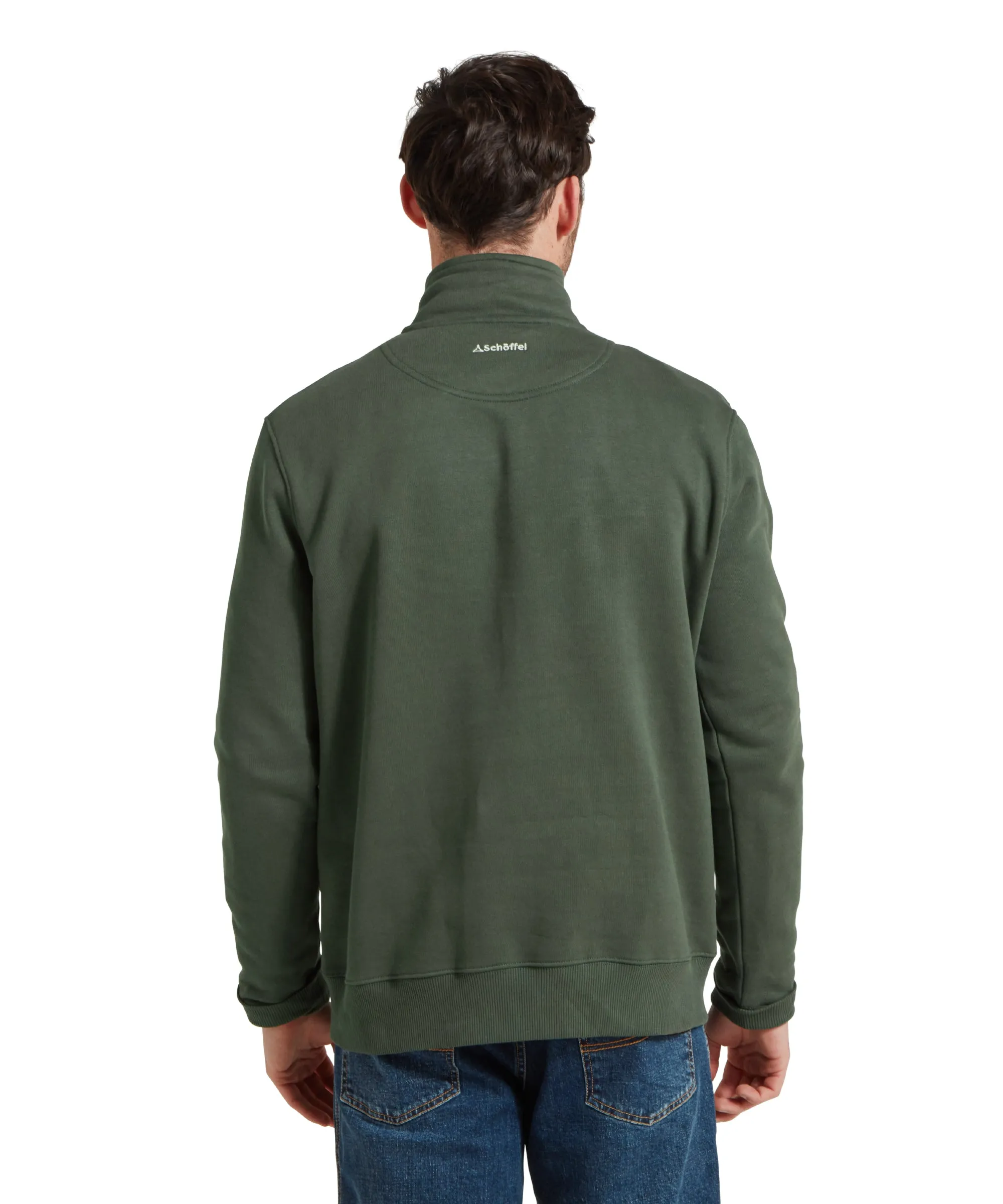 Bude Quarter Zip Sweatshirt - Dark Forest