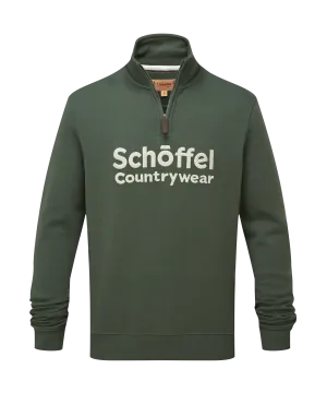 Bude Quarter Zip Sweatshirt - Dark Forest