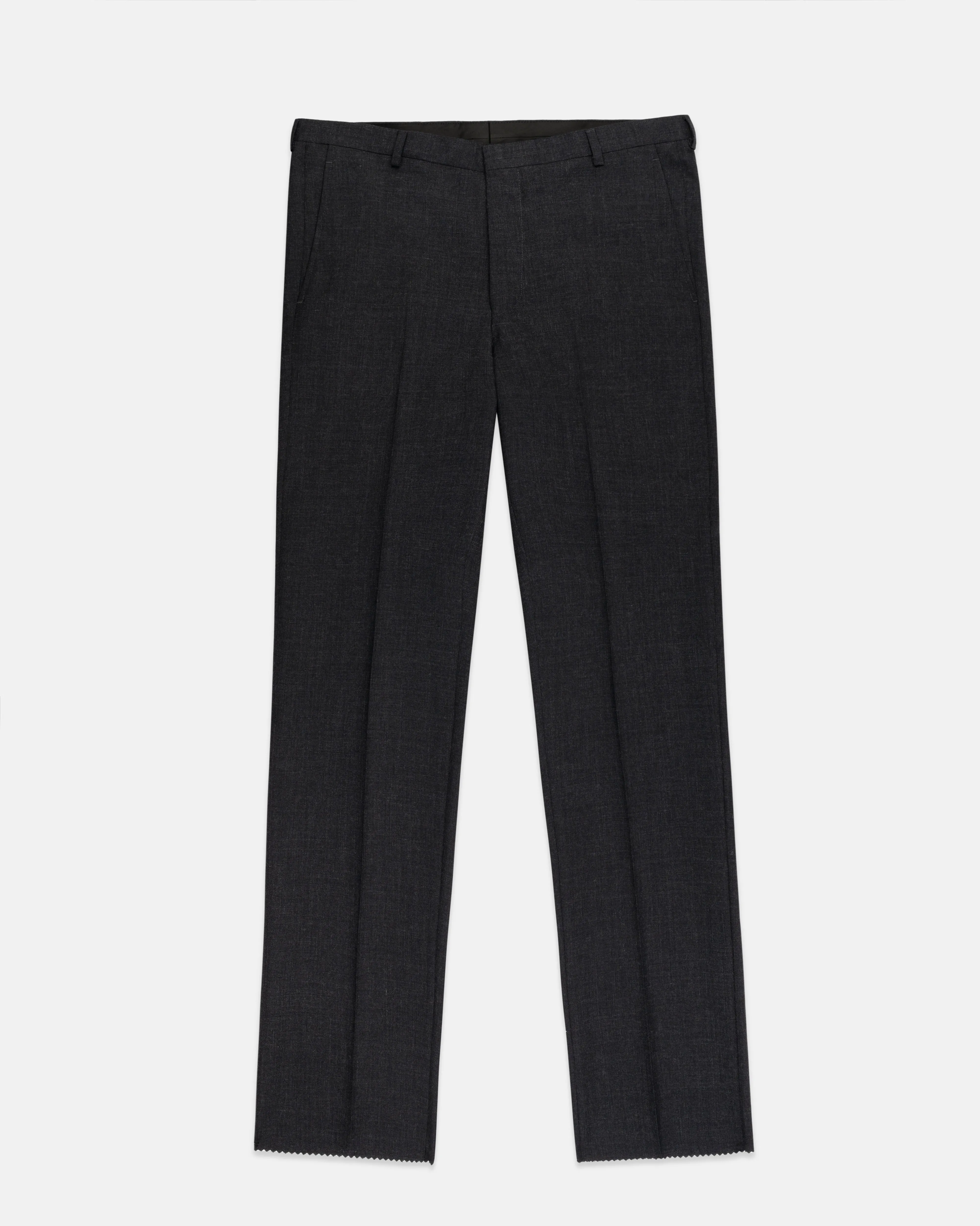 CHARCOAL GREY TIC WEAVE SUIT