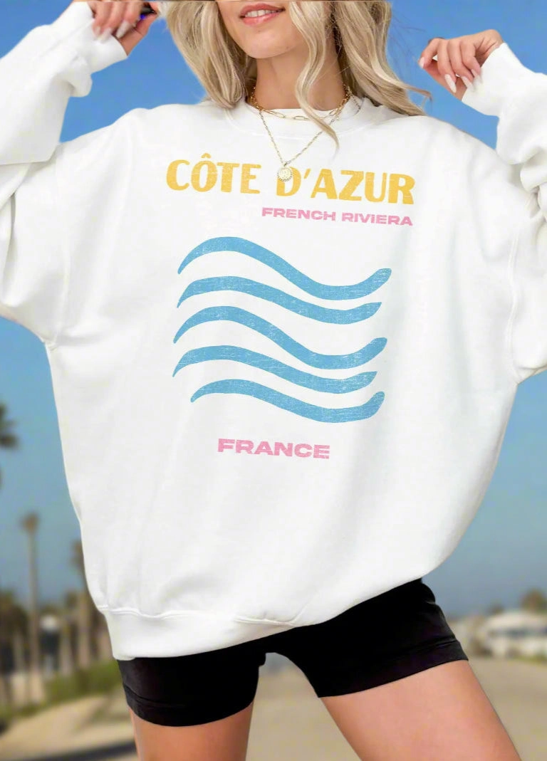Cote Dazur Oversized Sweatshirt