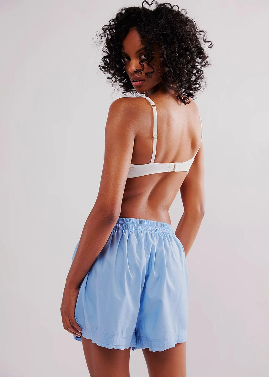 Day To Day Solid Boxer - Placid Blue