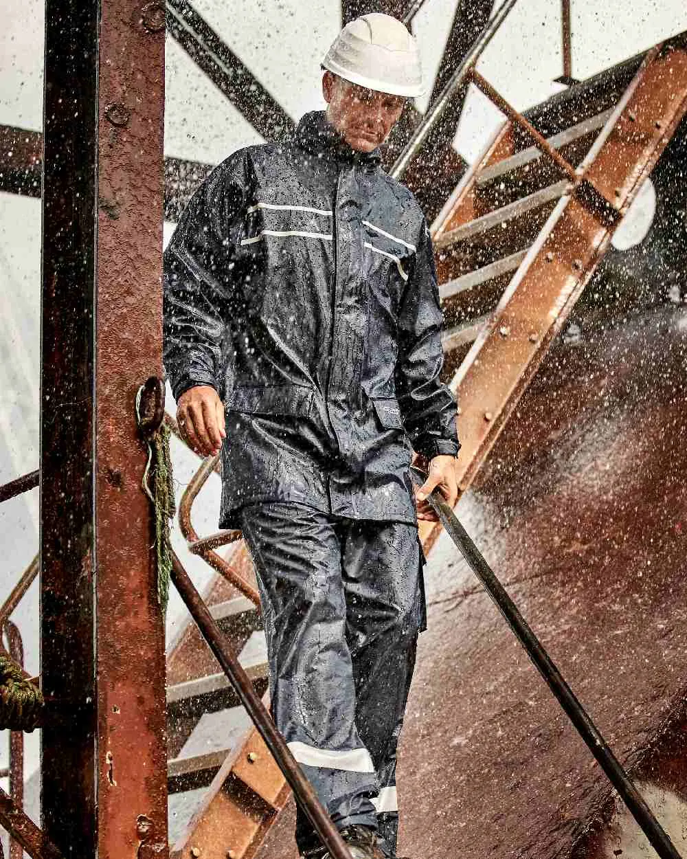Elka Mens Dry Zone D-Lux Rain Trousers