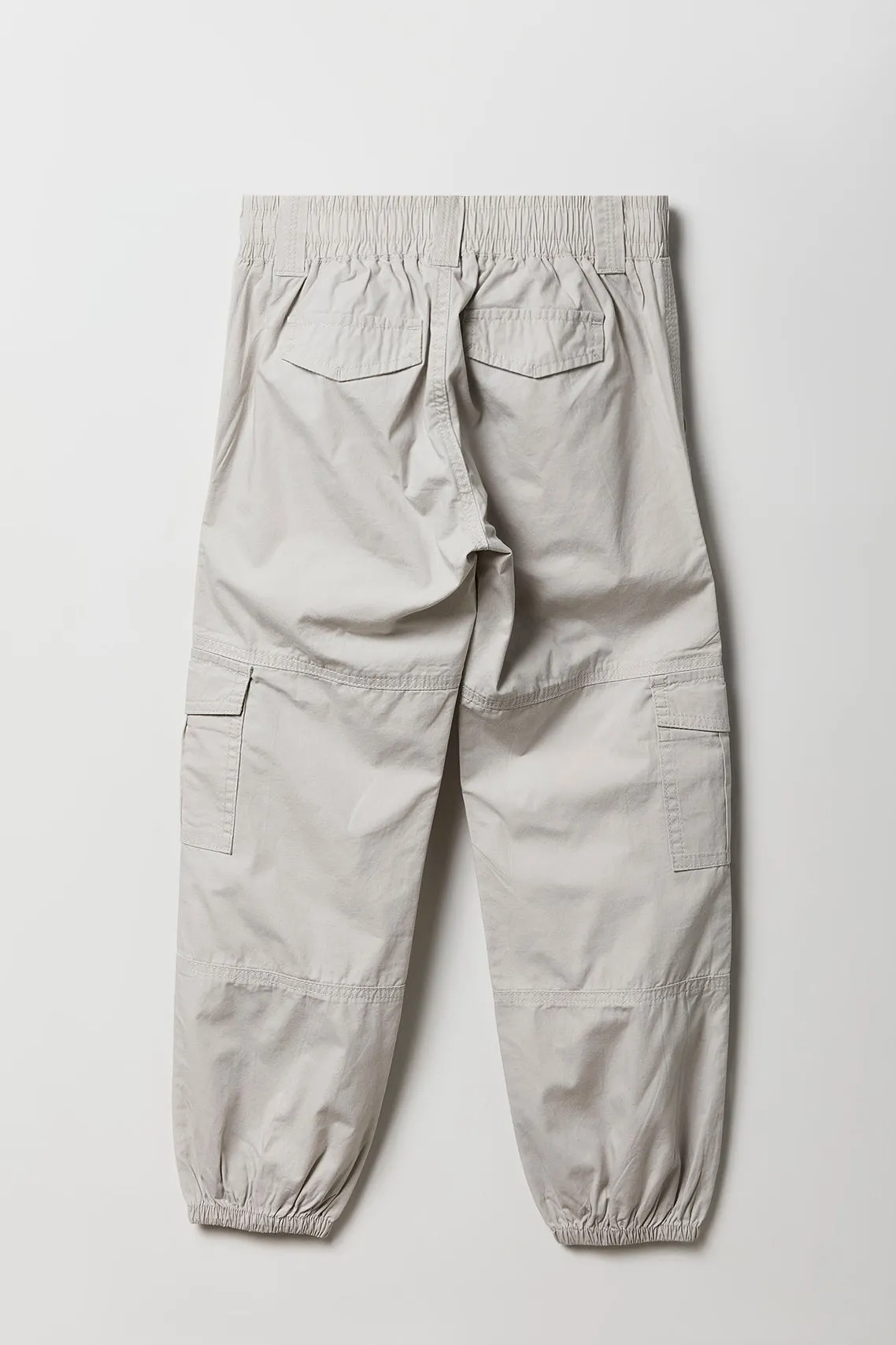 Girls Elastic Waist Cargo Jogger