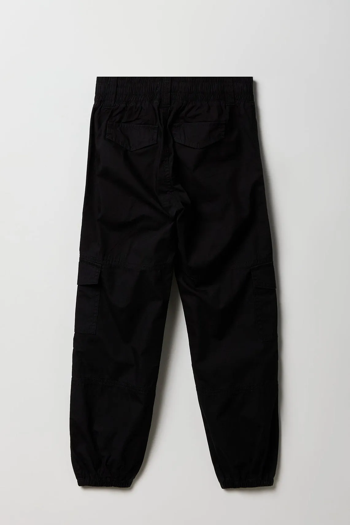 Girls Elastic Waist Cargo Jogger