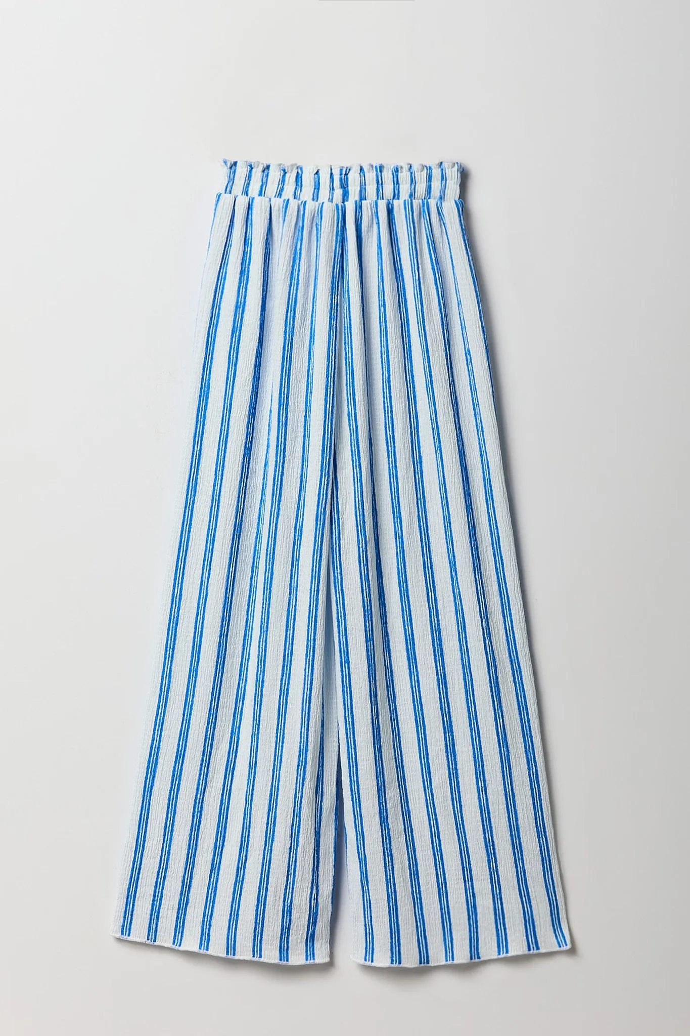 Girls Textured Wide Leg Pant