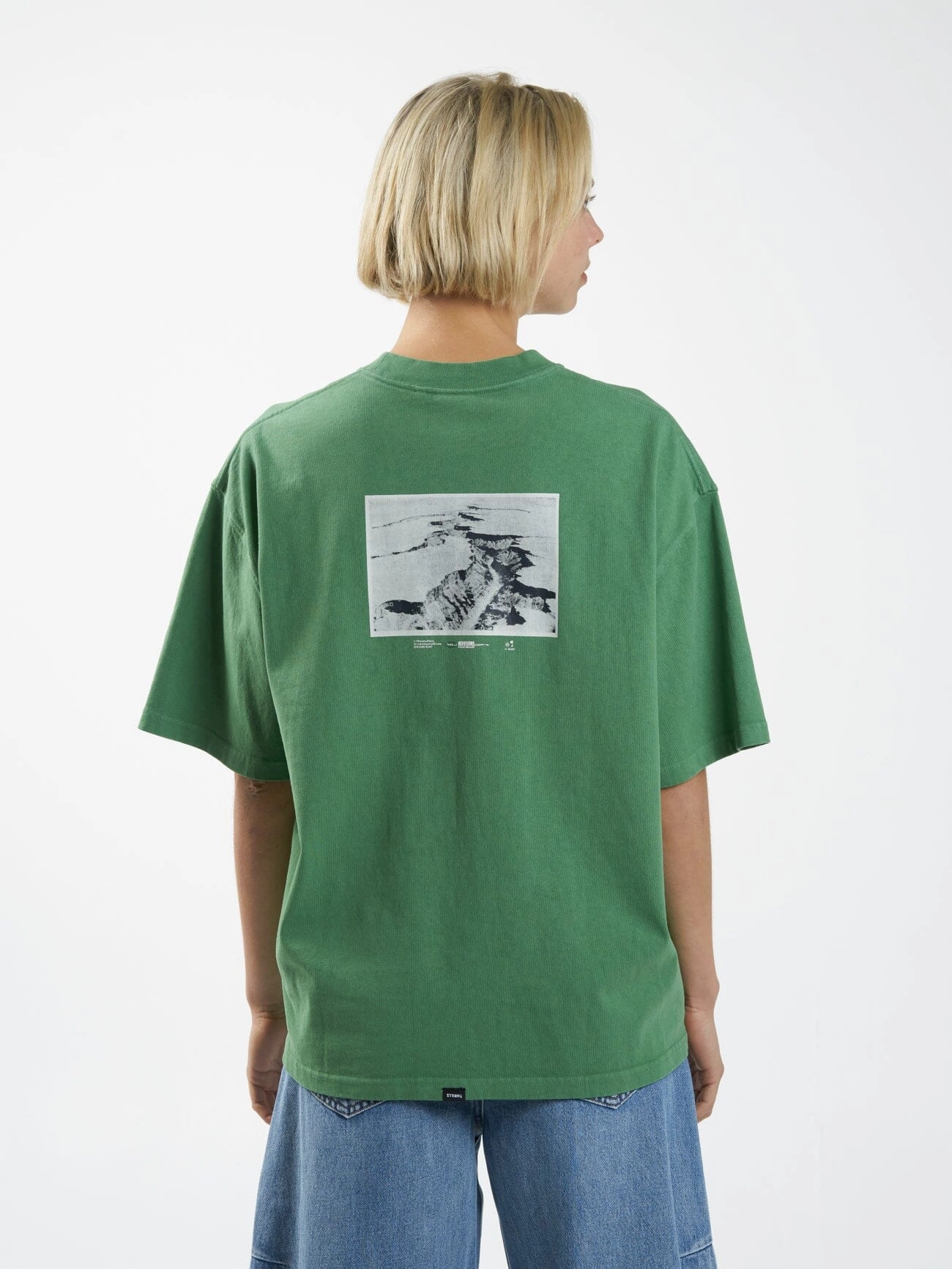 Gravitating Naturally Oversized Tee - Juniper Green