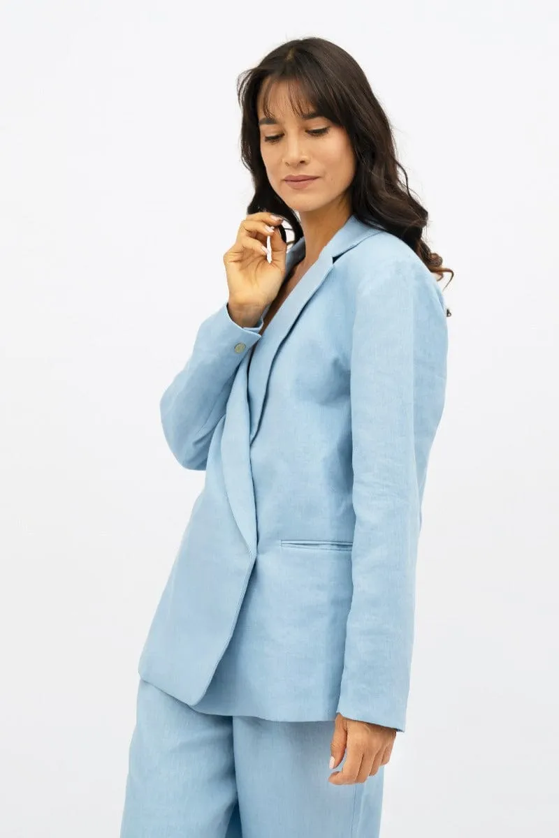 Havana Linen Oversized Blazer | Summer House