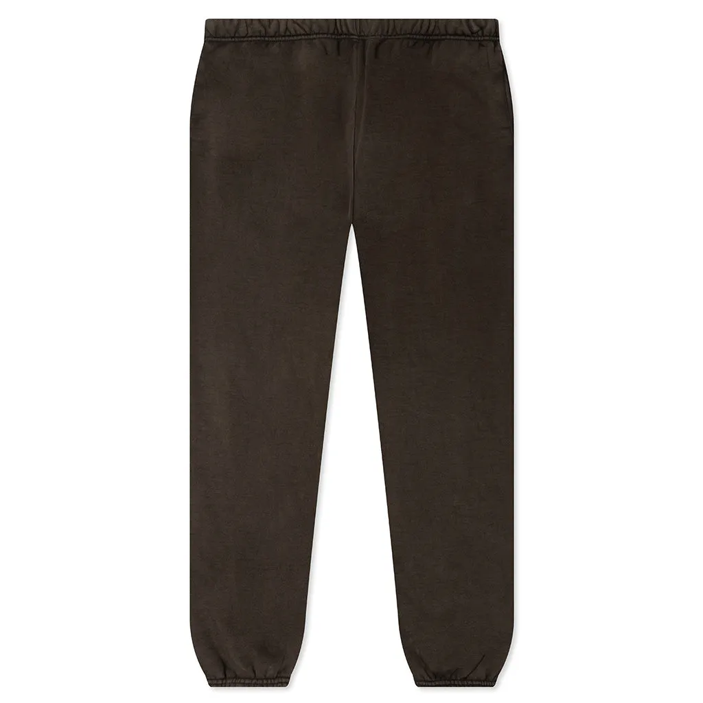 Heavy Fleece Essential Sweatpant - Brown
