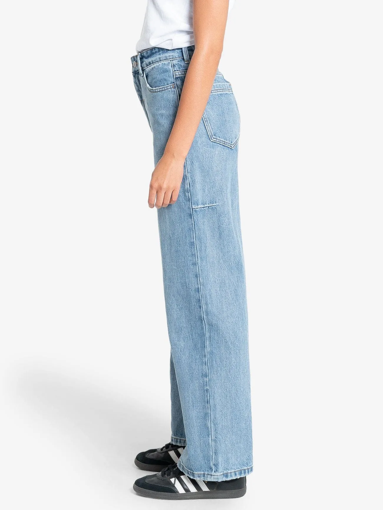 Holly High Rise Wide Jean - Vintage Timeworn Blue