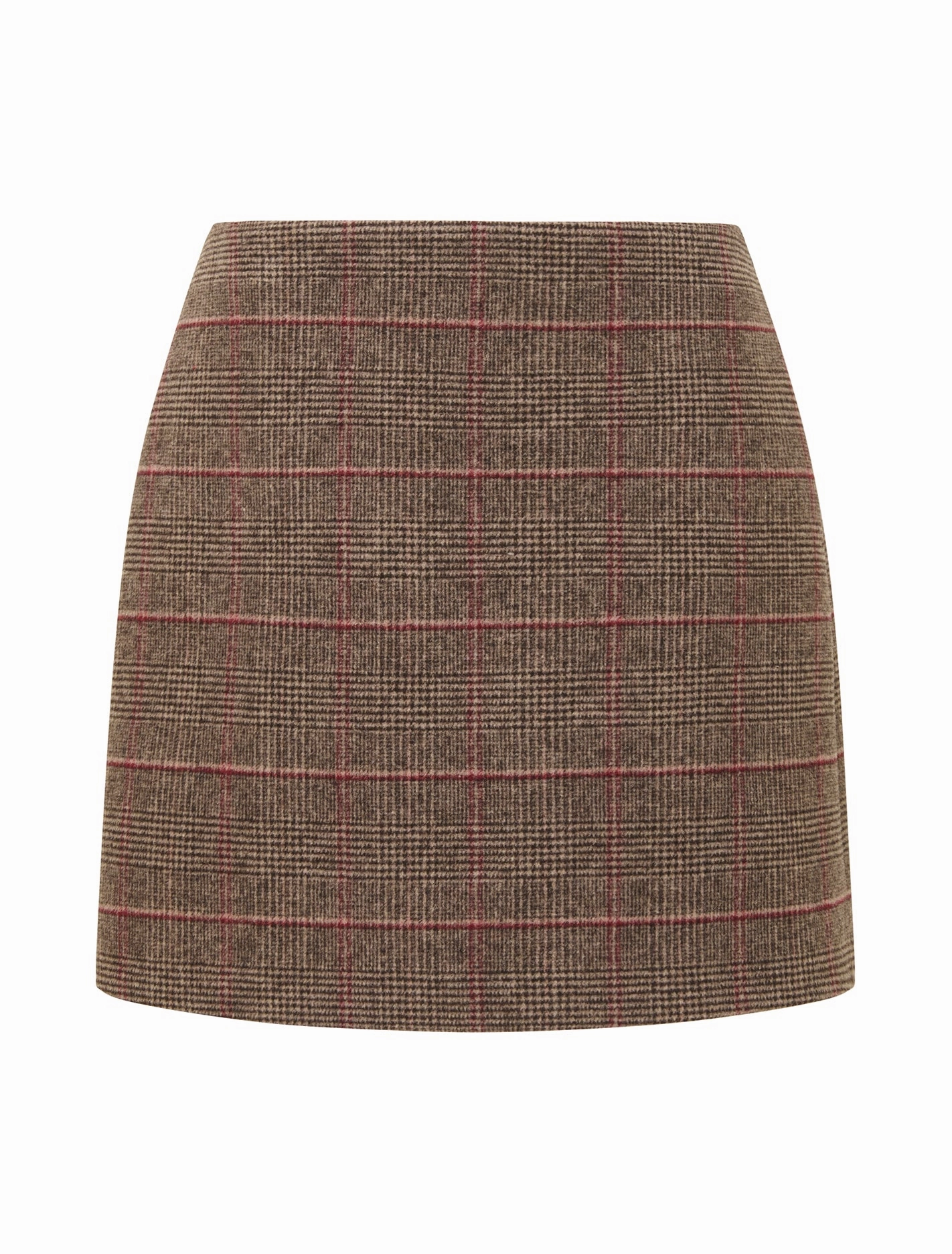 Jade Check Mini Skirt