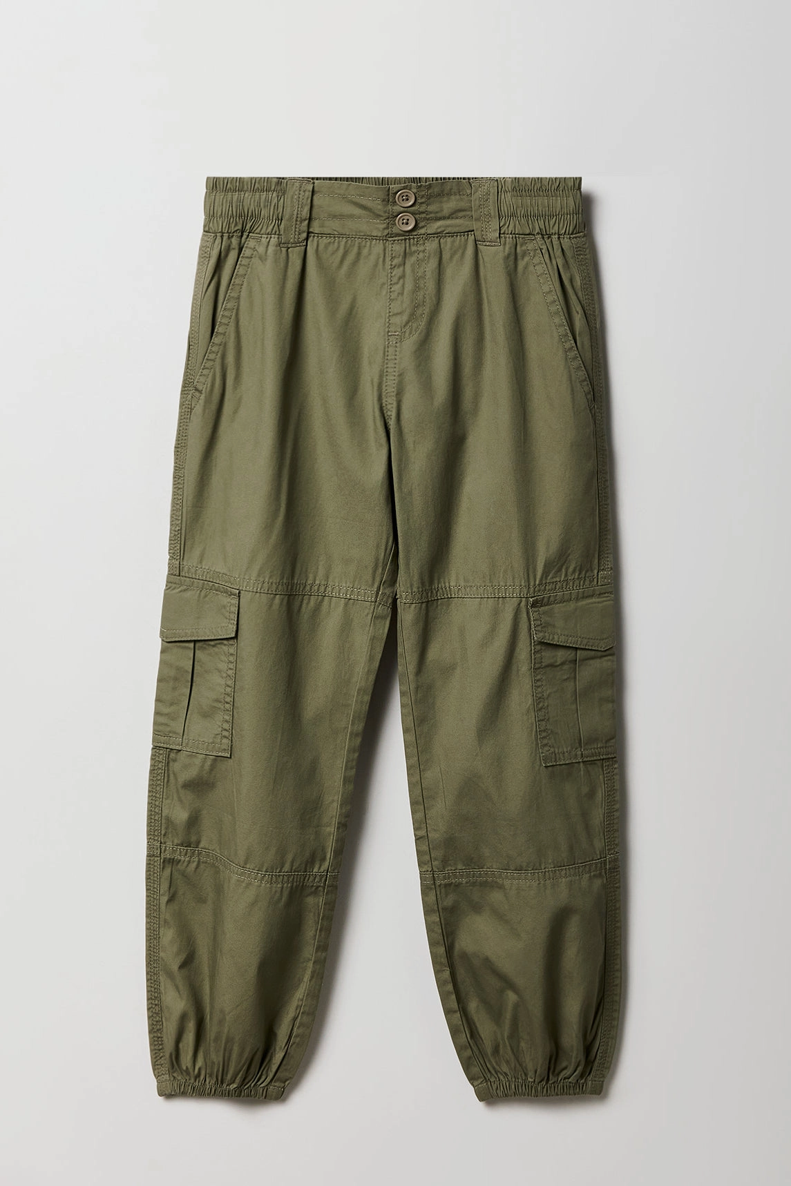 Jogger cargo avec bande de taille élastique pour fille
