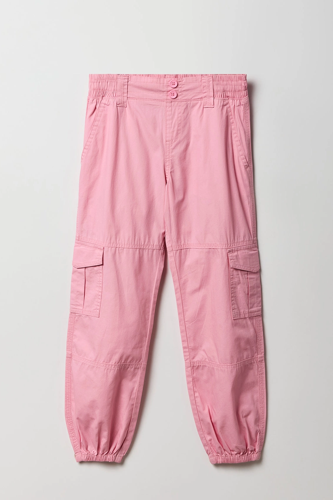 Jogger cargo avec bande de taille élastique pour fille