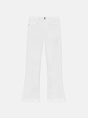 Le Crop Mini Boot -- Blanc