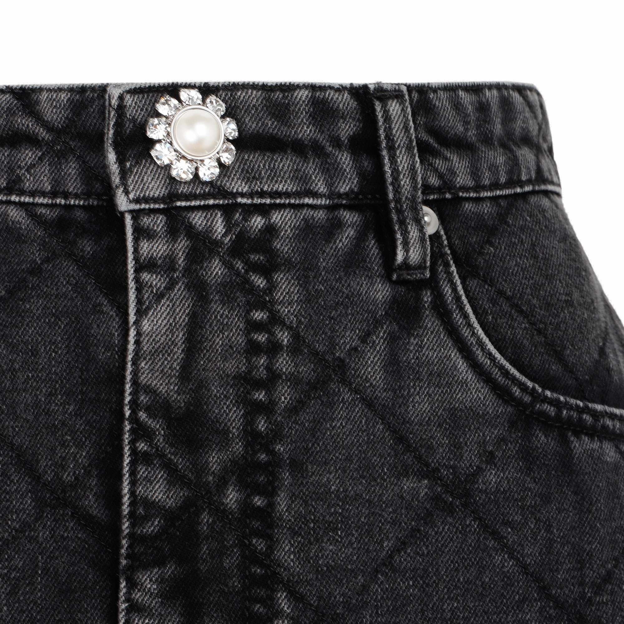 Miu Miu Quilted Mini Skirt