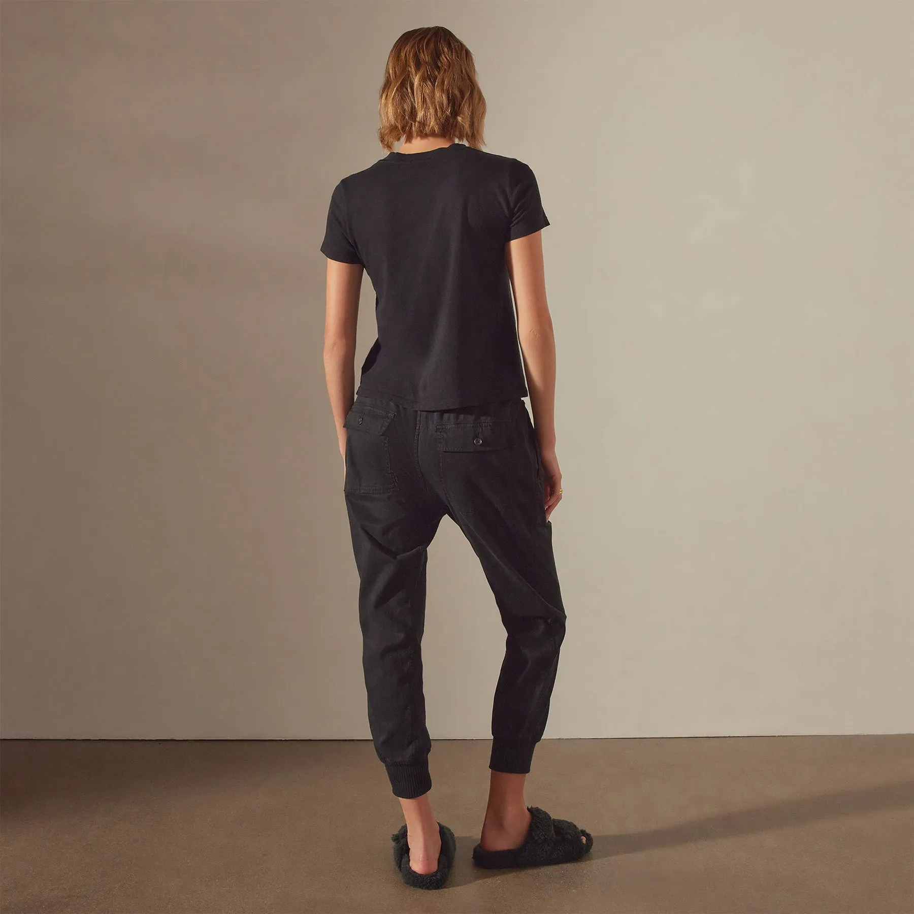 Mixed Media Pant - Black