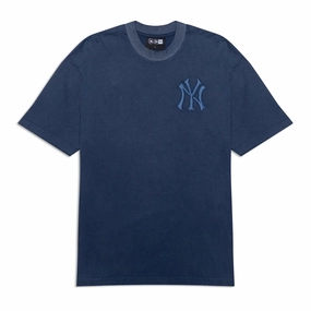 New York Yankees Washed MLB Oversized T-Shirt Blue