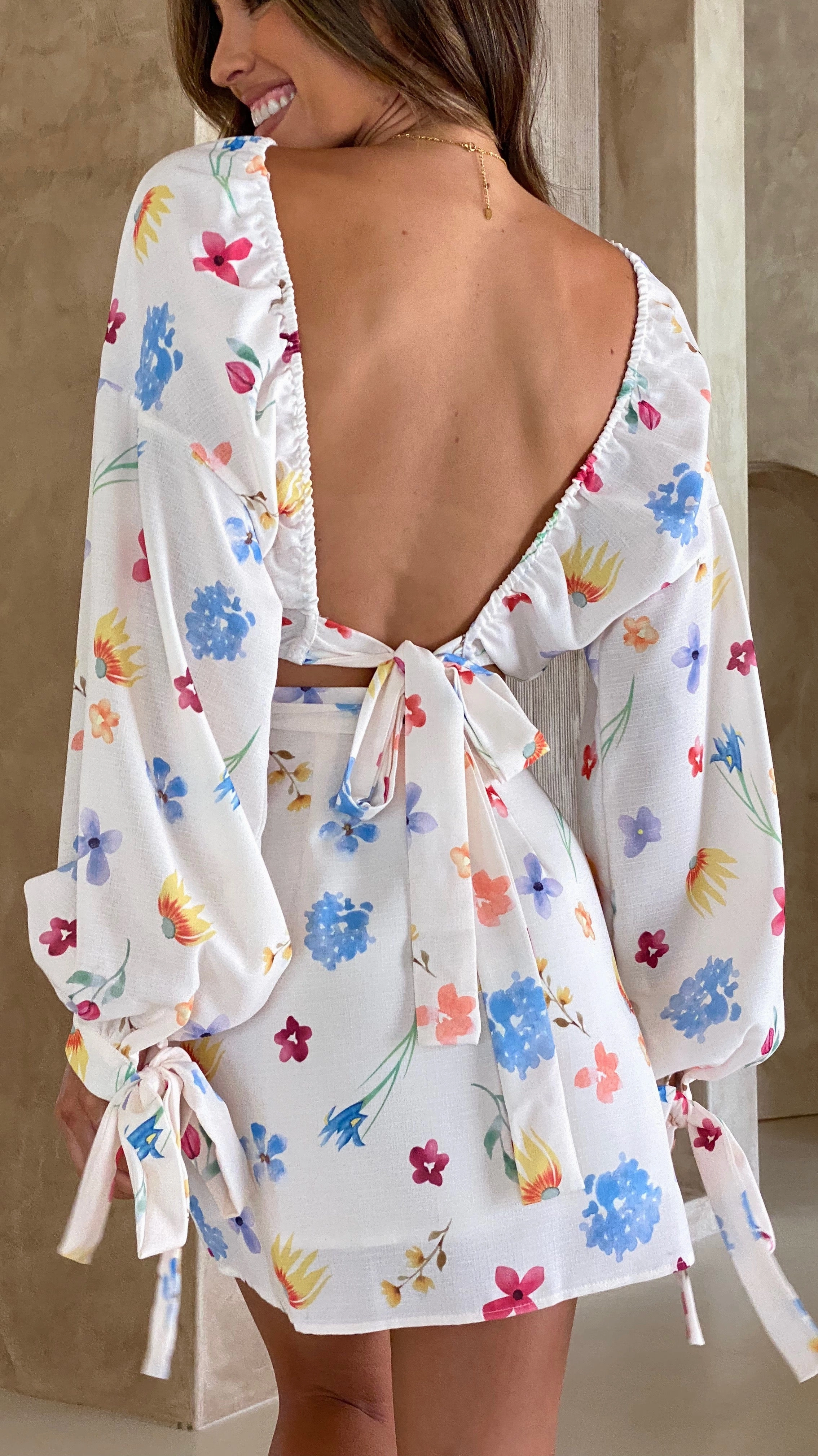 Orchid Mini Skirt - Blooms