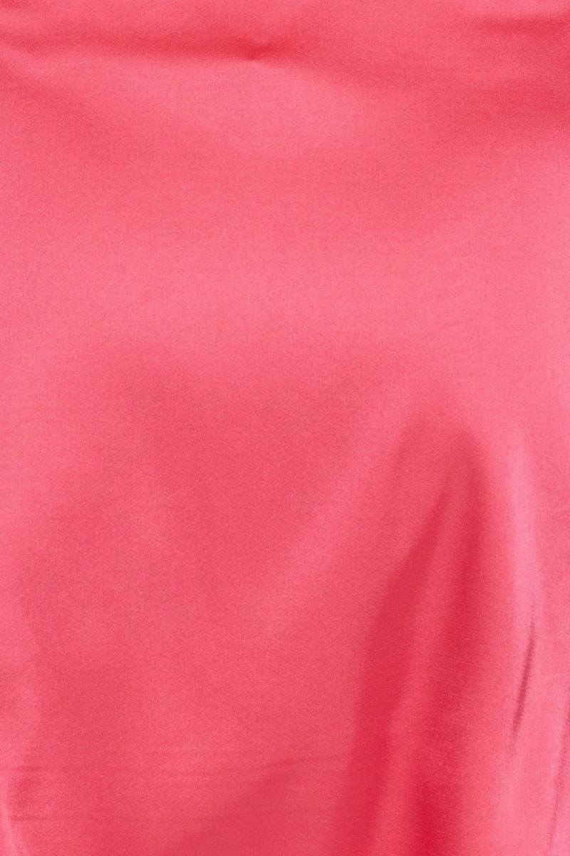 Pink A Line Dress Mini