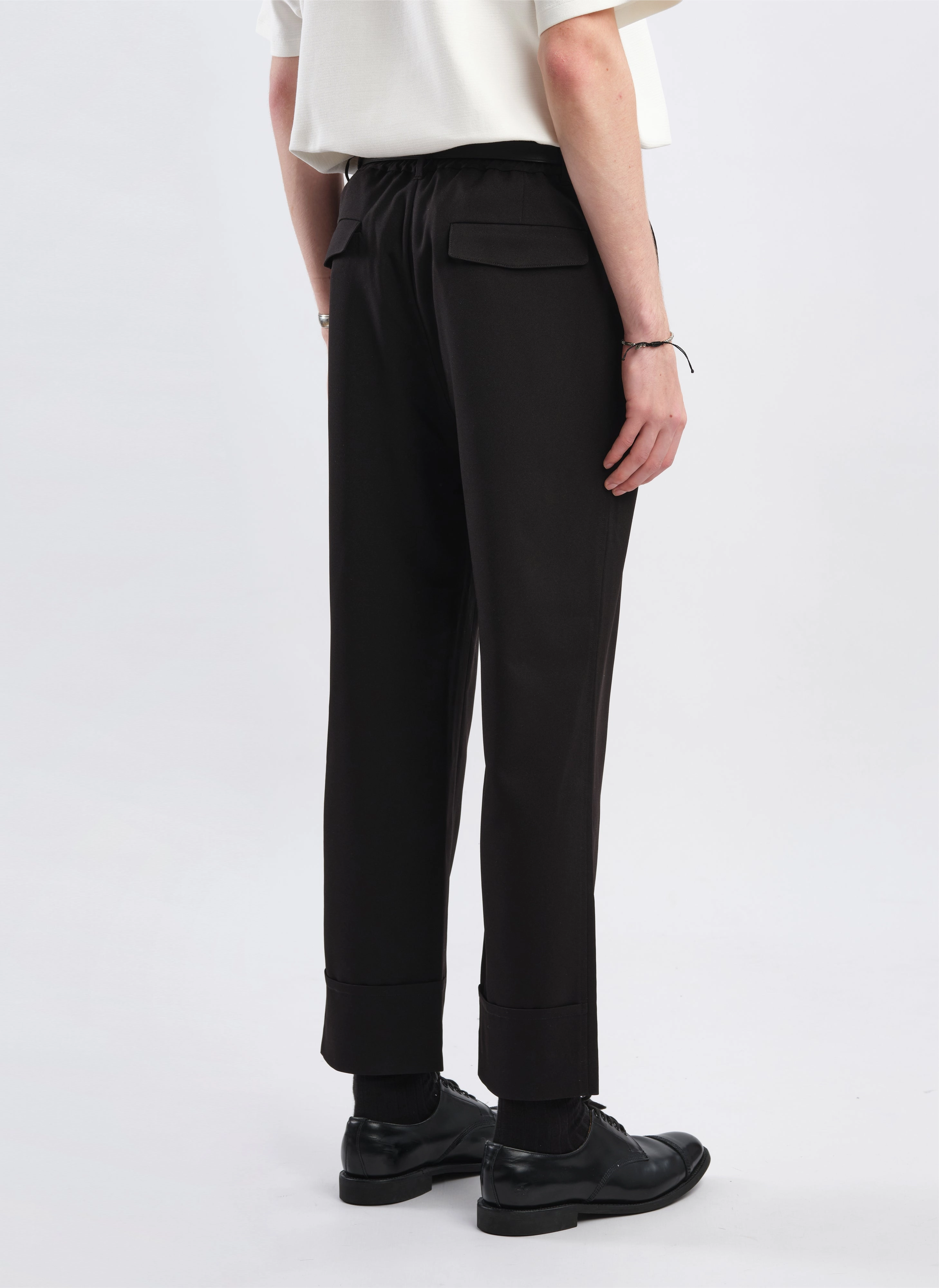 Polyester Regular Length Tapered Pants (P-14)