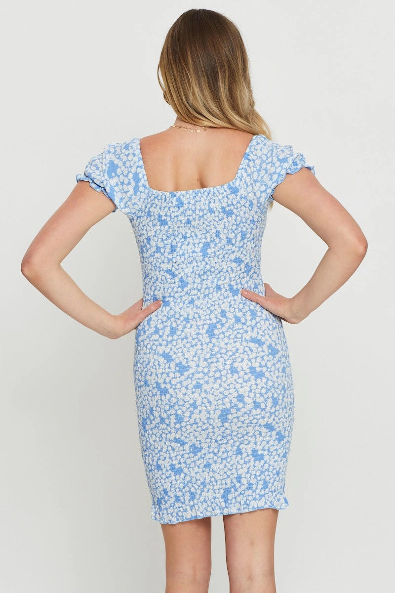 Print Bodycon Dress Mini