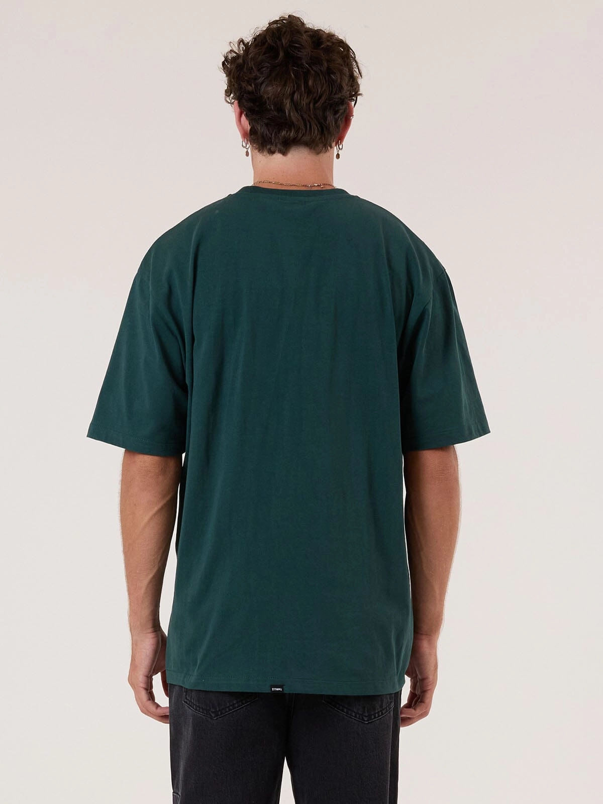 Recruit Oversized Fit Tee - Forrest Green