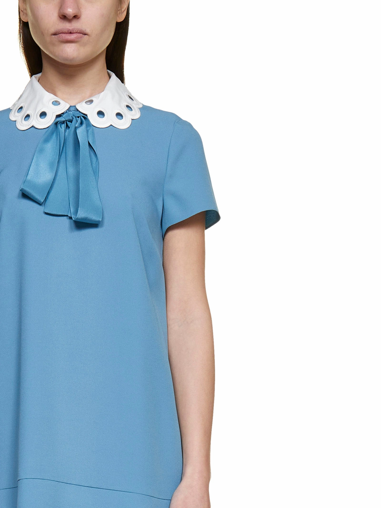 REDValentino Bow-Detailed A-Line Mini Dress