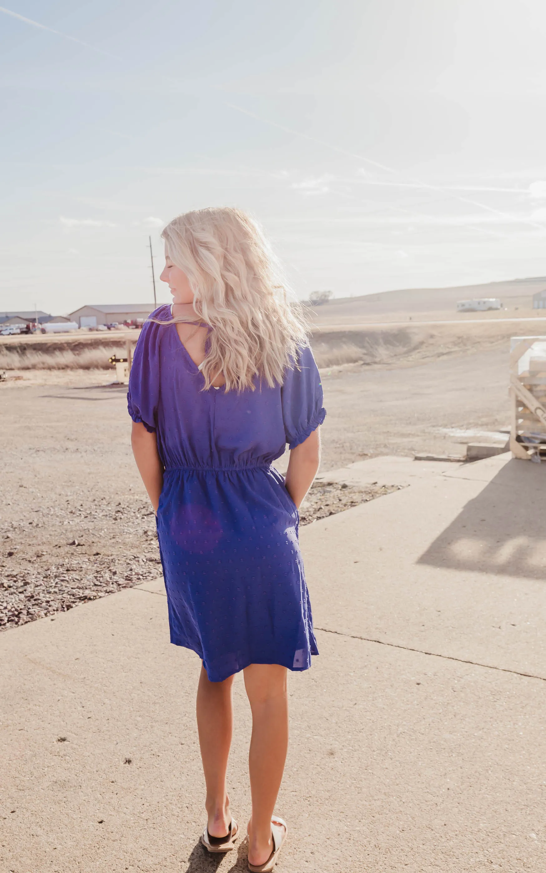 Swiss Dot Royal Dress - Final Sale