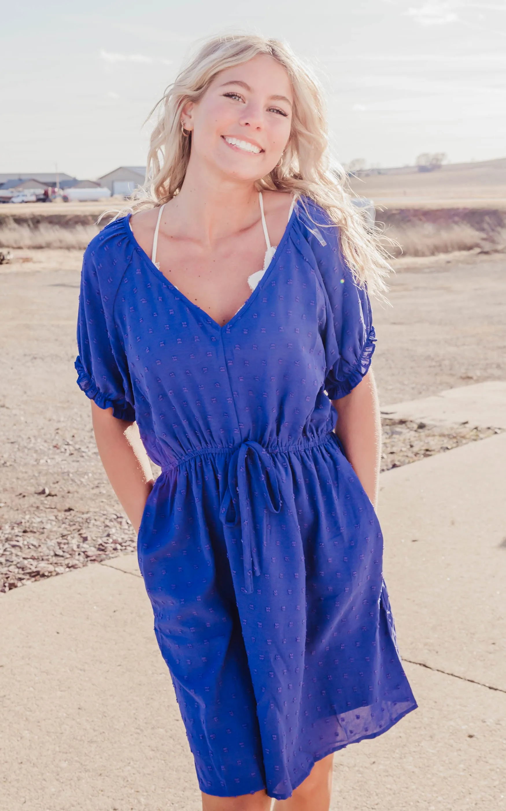 Swiss Dot Royal Dress - Final Sale