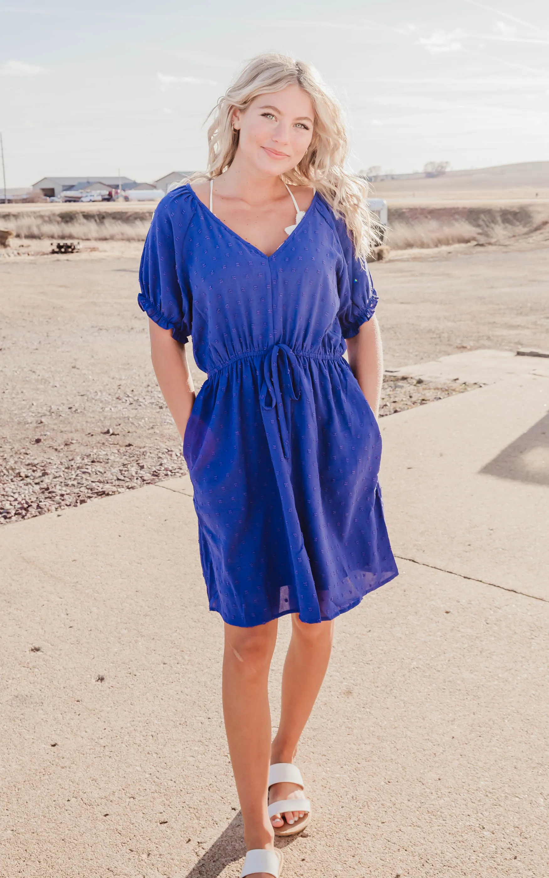 Swiss Dot Royal Dress - Final Sale