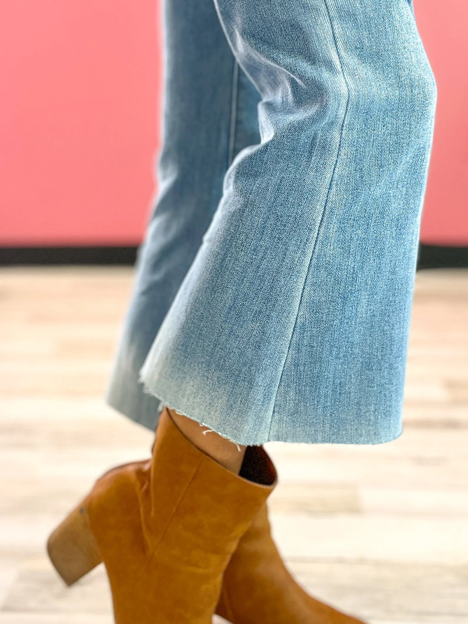 The Liliana Risen High Rise Crop Flare Jean