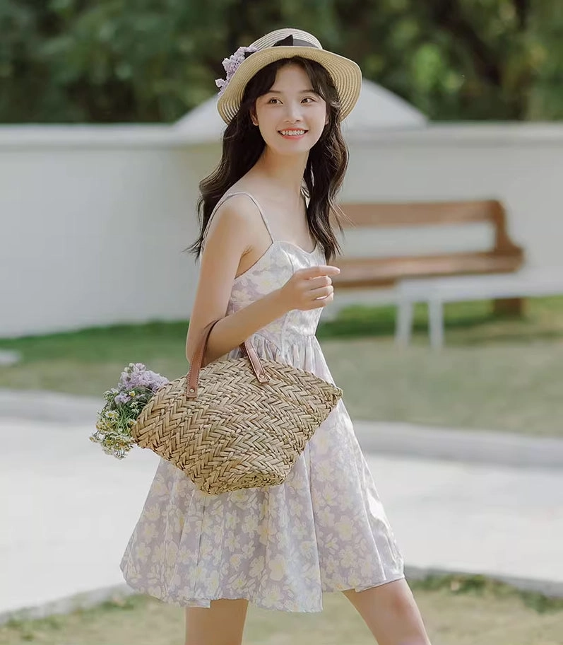 Two-Piece Daisy Cami Mini Dress (2 Colors)