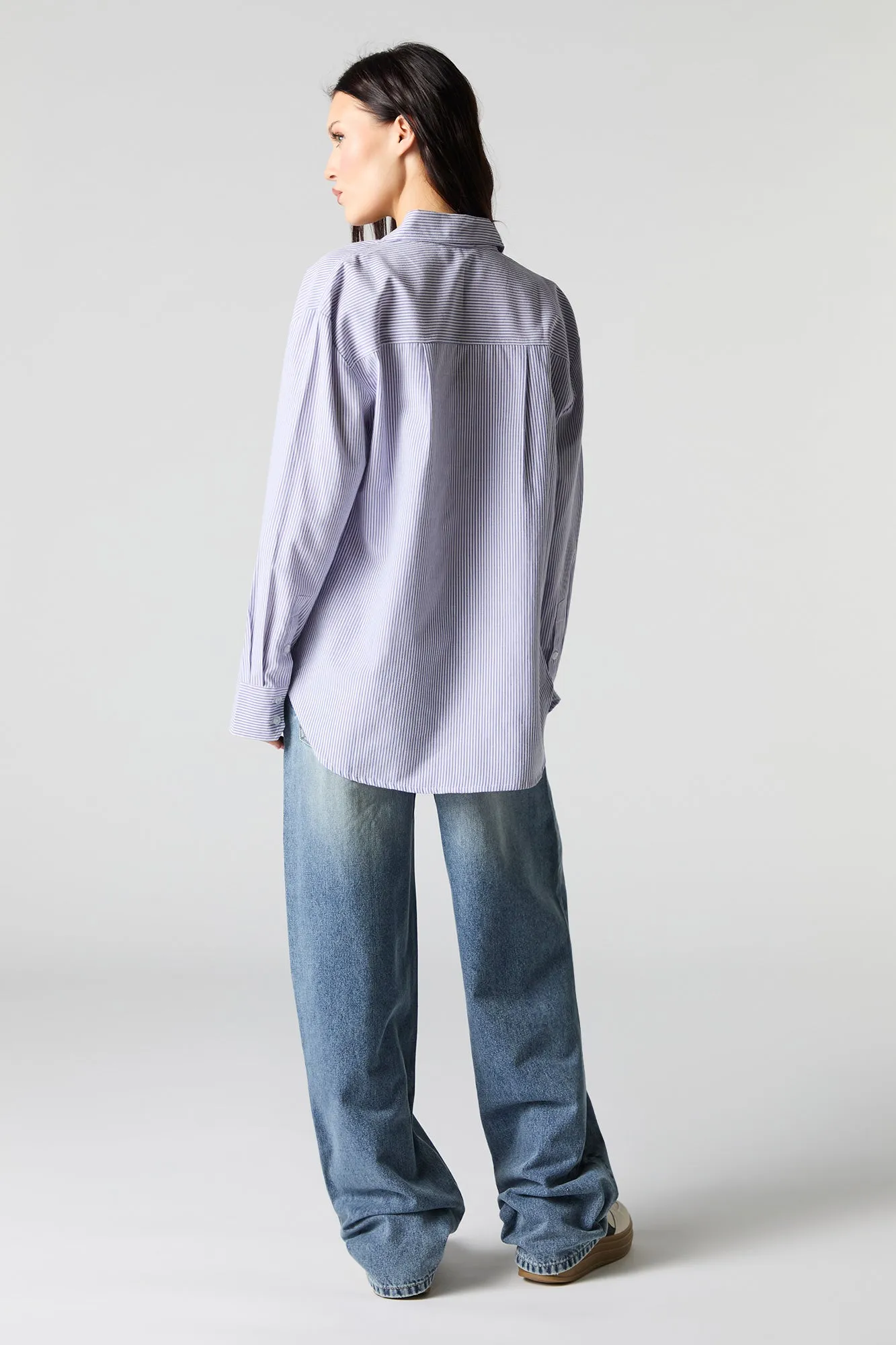 Vintage Wash Mid Rise Baggy Jean
