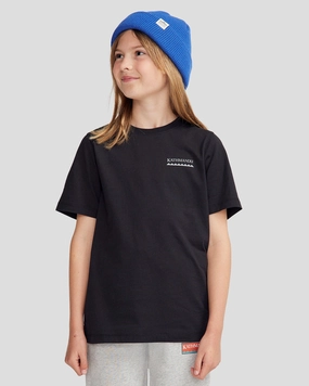 Youth Heritage Organic Cotton T-shirt - Black Stingray